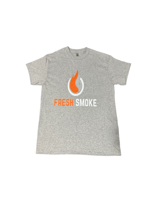 Fresh Smoke Logo T-Shirt Orange Logo