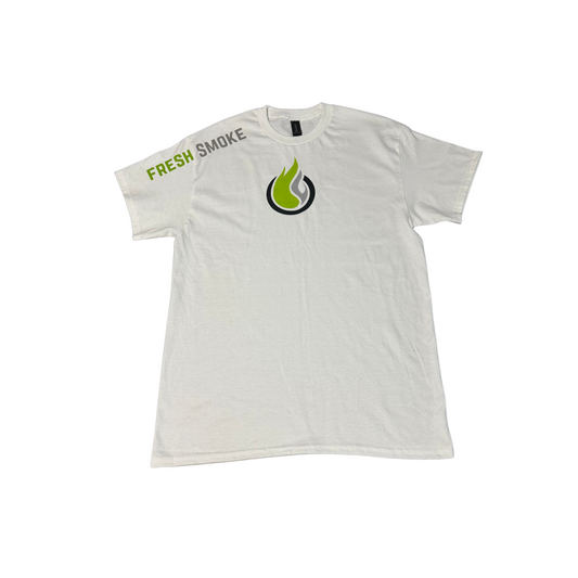 Fresh Smoke Logo T-Shirt Green Logo